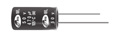 22��� 50� 105C d5*11 LowESR ����������� �����������, Samwha WL1H226M05011